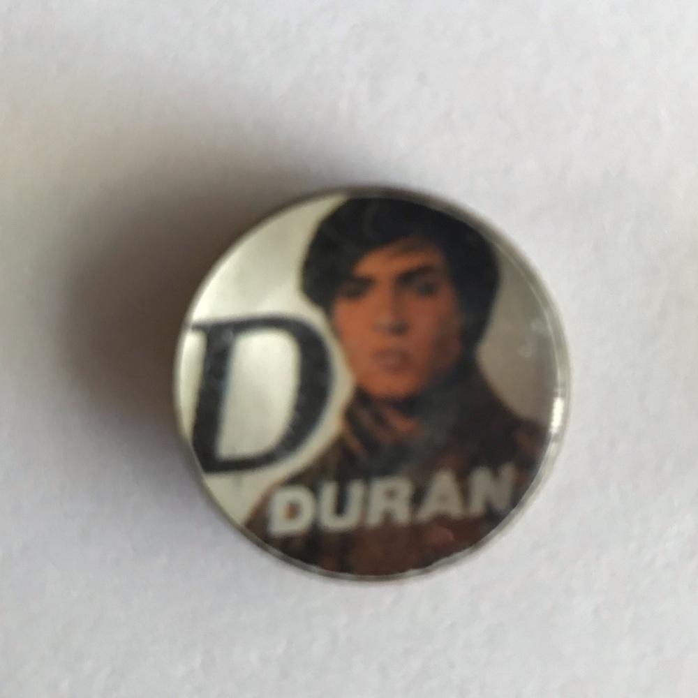 Set of 5 vintage Duran Duran band member pins, lacquered coating, 1983. - Picture 3 of 8